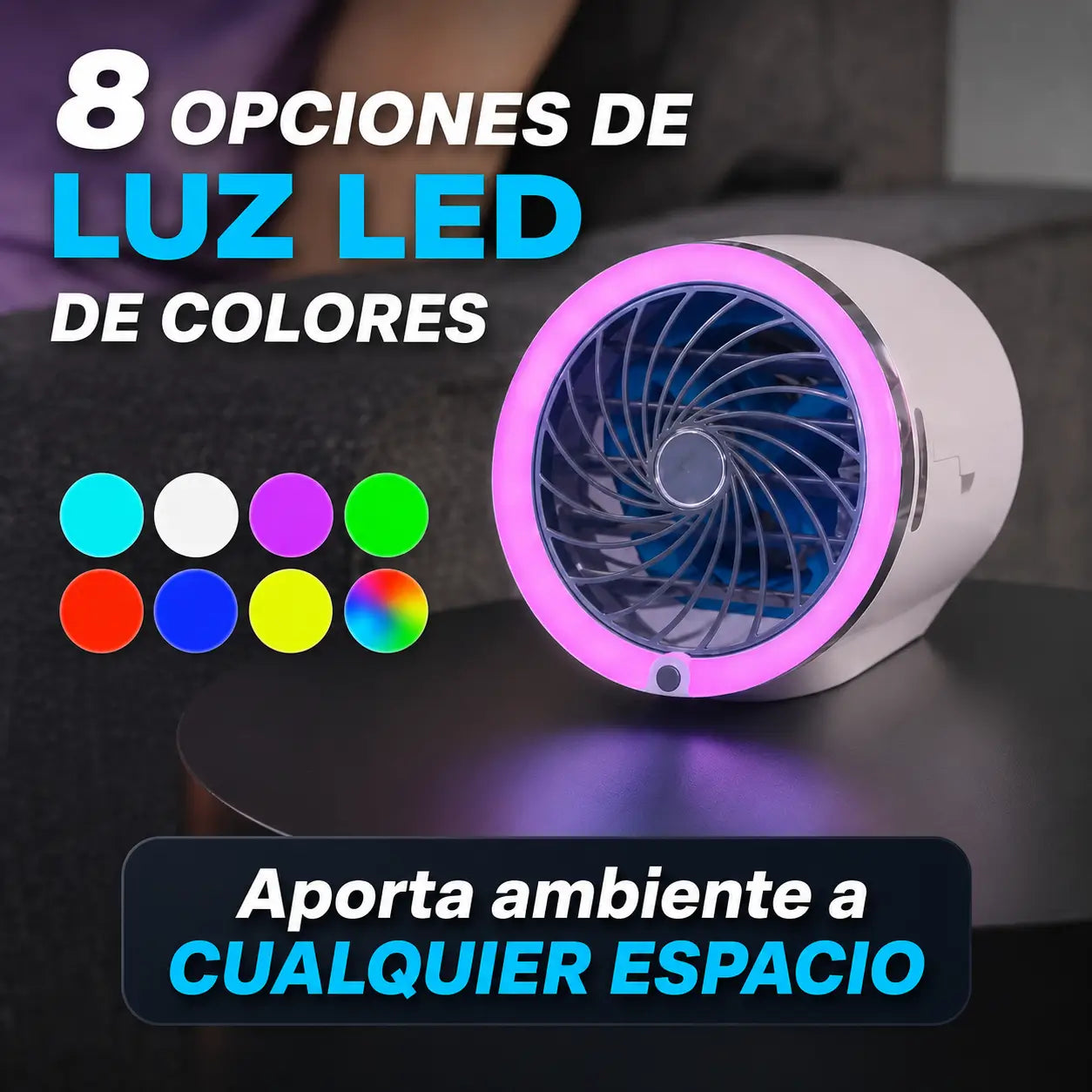 Mini Aire Acondicionado portátil AIRTIC JET PRO: Duerme, Trabaja y Vive en Fresco❄️
