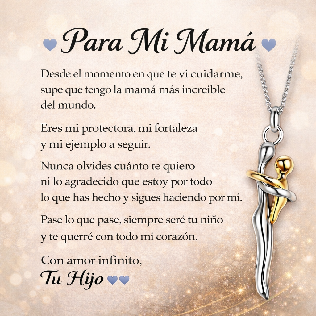Collar Abrazo Eterno — El regalo que mamá recordará para siempre 💖.