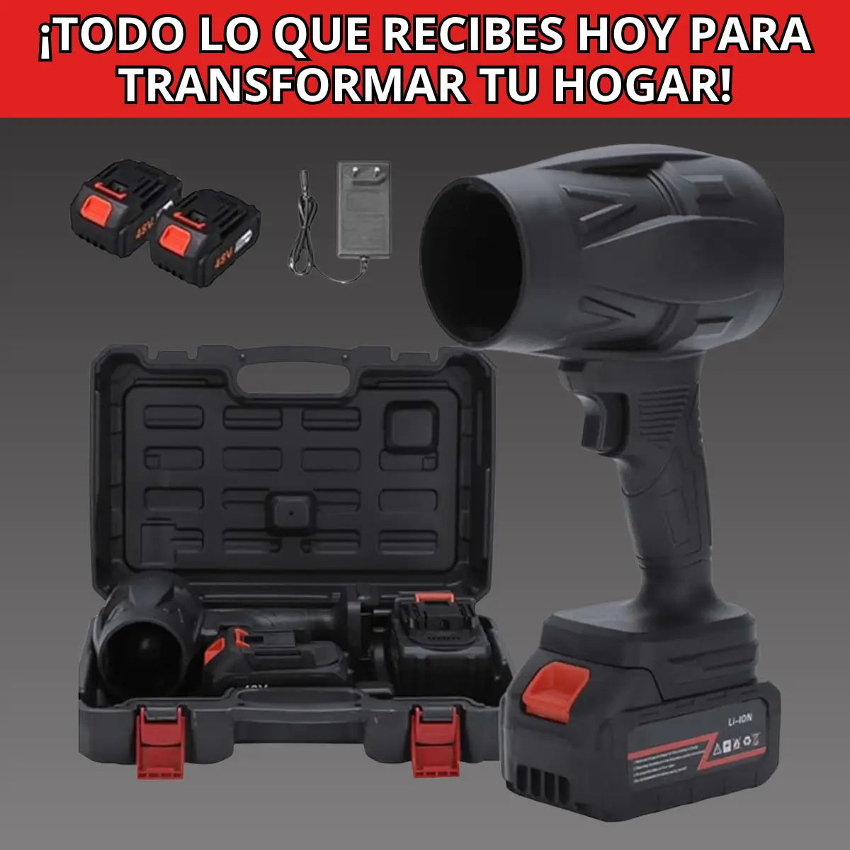SOPLADOR INALAMBRICO TURBO POTENTE